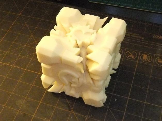 齿轮式二阶魔方 3D打印模型渲染图